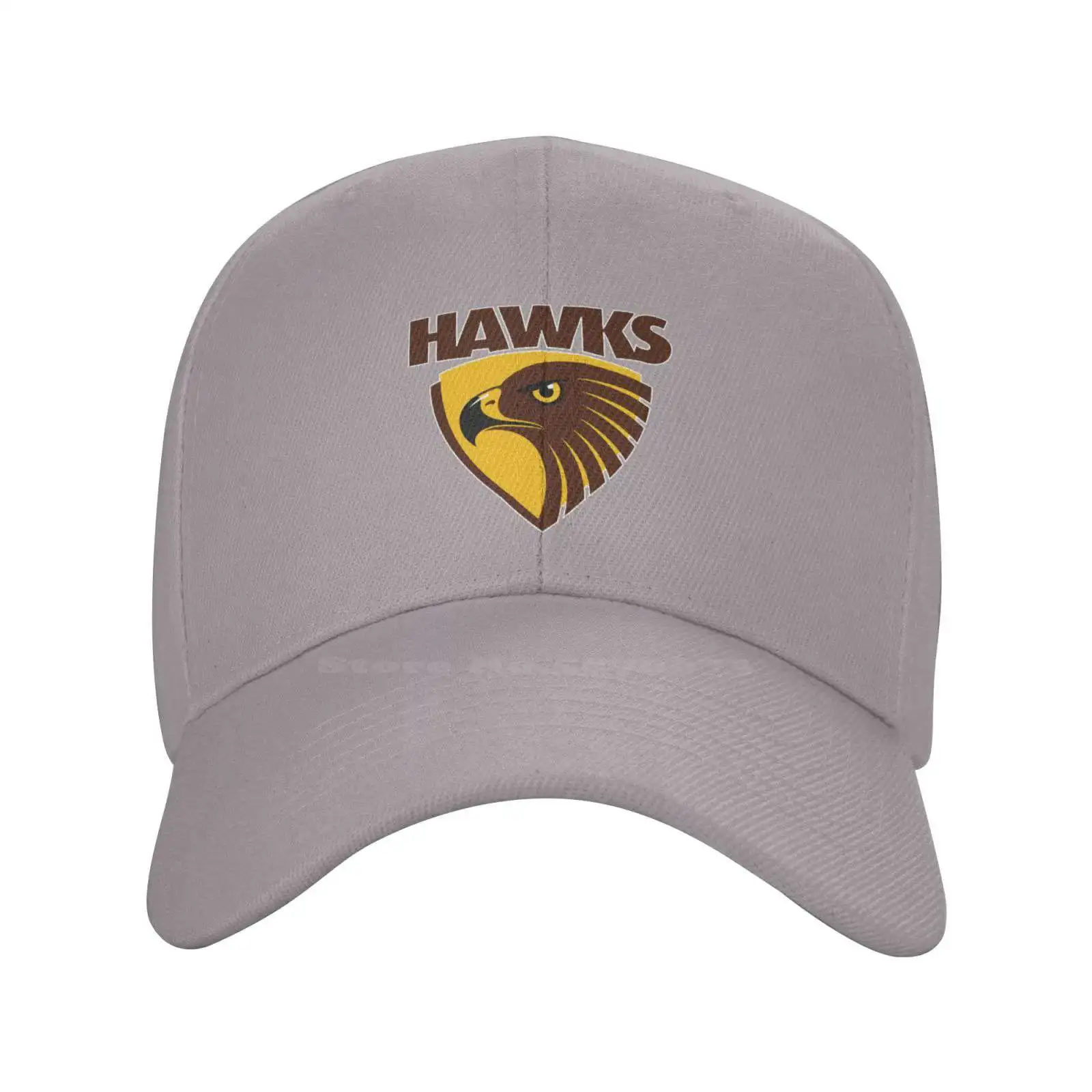 

Hawthorn Hawks FC Logo Print Graphic Casual Denim cap Knitted hat Baseball cap