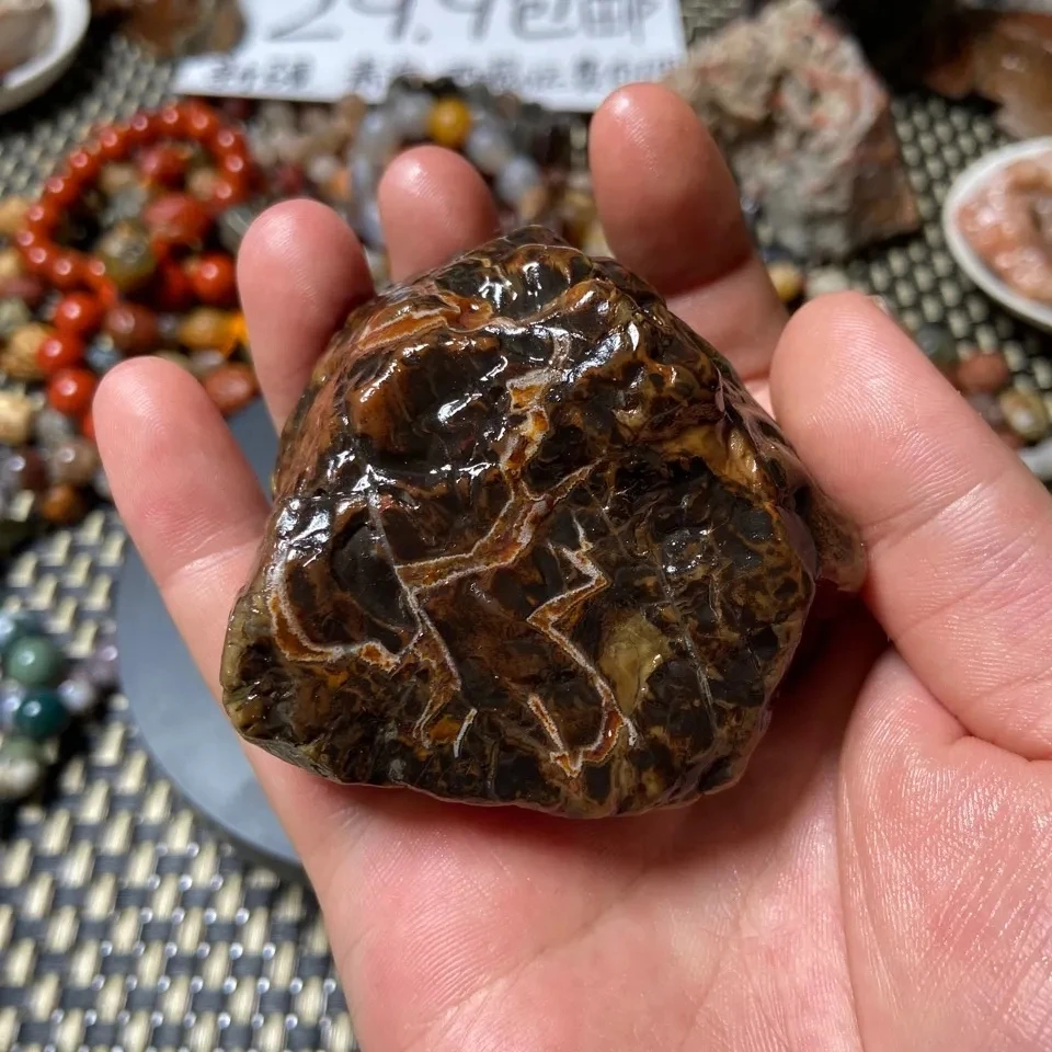 1Pcs Alxa Gobi Stone All Sorts Of Strange Things Stone Unique Shape Agate Color Jade Stone Alxa Pure Natural Random