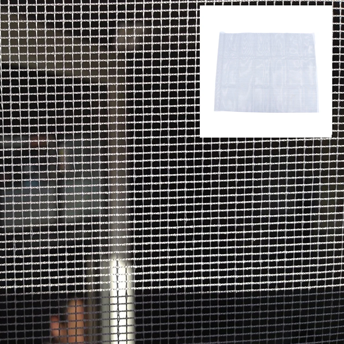 

2.5x1m Anti-Insect Screen Netting Mesh for Windows Uv Resistant Rustproof Breathable Fiberglass Mesh Ideal Indoor Outdoor