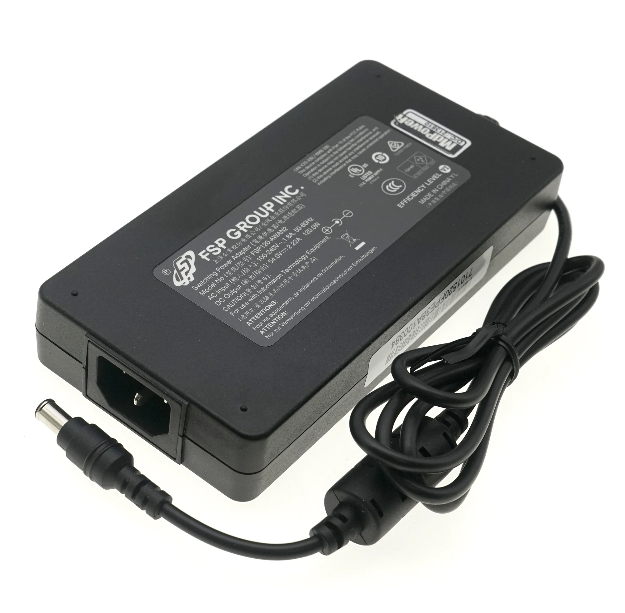 

FSP FSP120-AWAN2 54V 2.22A 120W Switching Power Adapter For DAHUA Hikvision Video Recorder Power Supply Charger