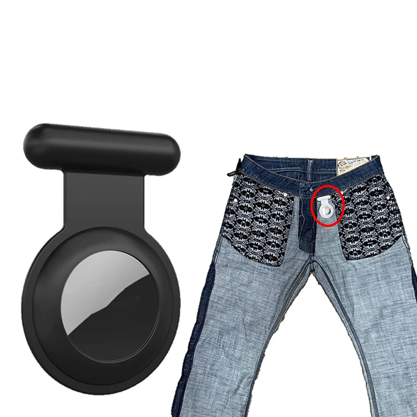 어린이, 유아, 노인, 애완 동물, 의류, 1-PZZW용 에어태그 에어 태그 GPS 추적기용 홀더 케이스 4개