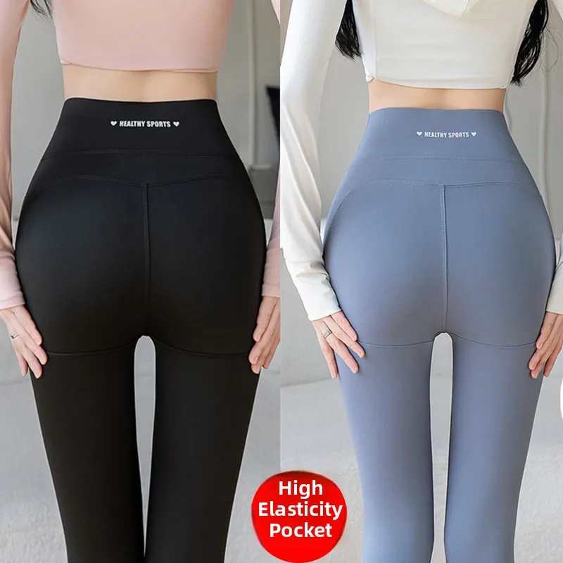 ارتفاع الخصر بعقب رفع اليوغا السراويل تشغيل السراويل الرياضية بالإضافة إلى حجم سليم صالح السراويل النسائية حجم كبير تسع نقاط