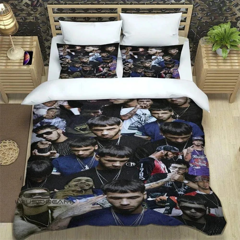 Rapper  Anuel AA Printed Bedding Sets Exquisite Bed Supplies Set Duvet Cover Bed Comforter Set Bedding Set Luxury Birthday Gift