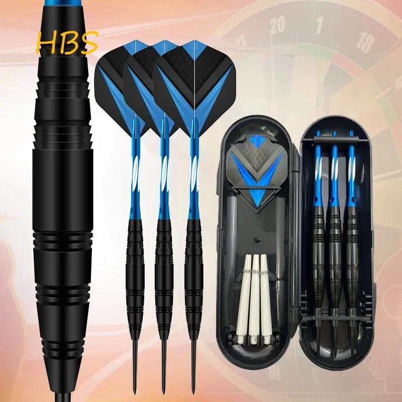 3PCS/ Set of Professional Hard Needle Darts 23G Classic Barrel Darts Aluminum Alloy Rod Blue Series HBS