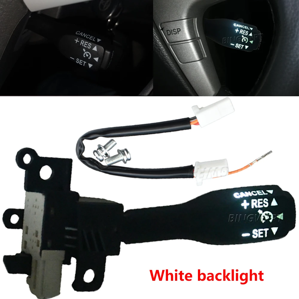 NEW !!! For Toyota Corolla Yaris Vios Wish Auris Prius Previa RAV4 Cruise Control Switch With Backlight 84632-34011 84632-34017
