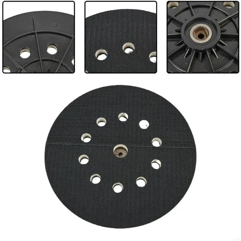 Multipurpose 9 Inch Hook and Loop Sanding Pad Accessories Multiple Applications with Sander Daily Casual Use N2UD