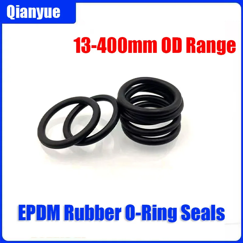 EPDM Rubber O-Rings (4mm Cross Section, OD 13-400mm, Chemical & High Temperature Resistant, for Harsh Environments)