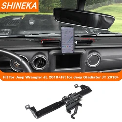 SHINEKA GPS Stand Holder for Jeep Wrangler JL Gladiator JT 2018 2019 2020+ Car Mobile Phone Support Holder Interior Accessories