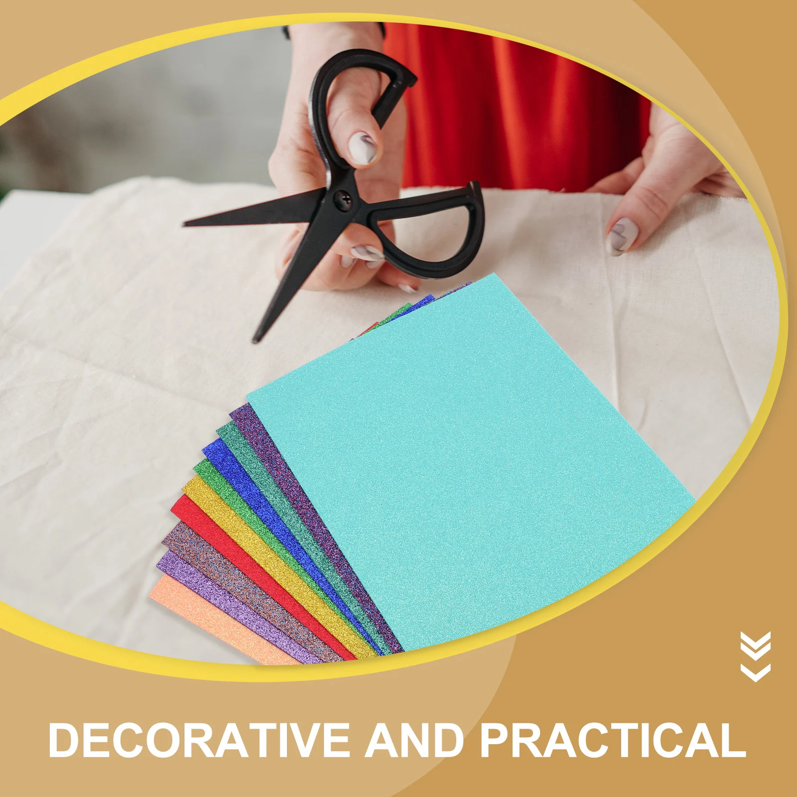 

20 Sheets Colorful Sponge Foam Sheet Glitter Craft Foam for School Nursery Home Decor Easy Cut Paste DIY Creations