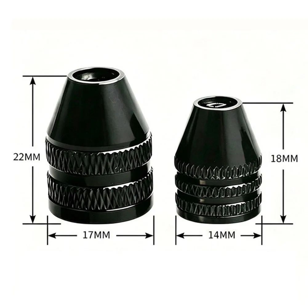 Precision Adjustable Chuck for Electric Drill Tool Compatible with Wood ABS Thin Aluminum Sheets 3.17MM 2.35MM 2MM