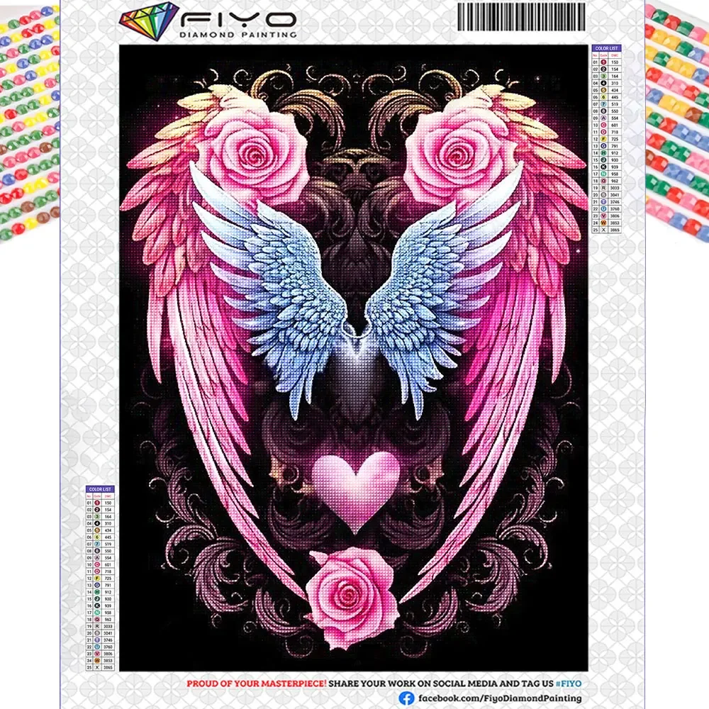 Diamond Painting Kit Angel New Arrival Diamond Mosaic 5D DIY Cross Stitch Kits Diamond Art Home Decoration