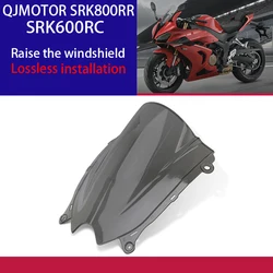QJMOTOR SRK800RR SRK600RS SRK800 SRK600 액세서리 오토바이 앞 유리 윈드스크린 액세서리