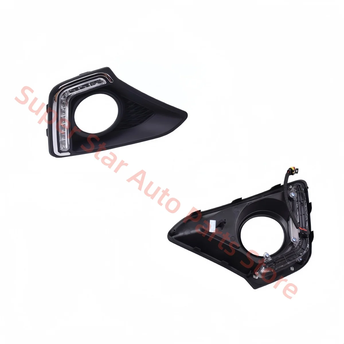 For Hyundai Grand i10 2013-2015 Modification pecialized LED Daytime running light  Front fog light Single white light Auto parts