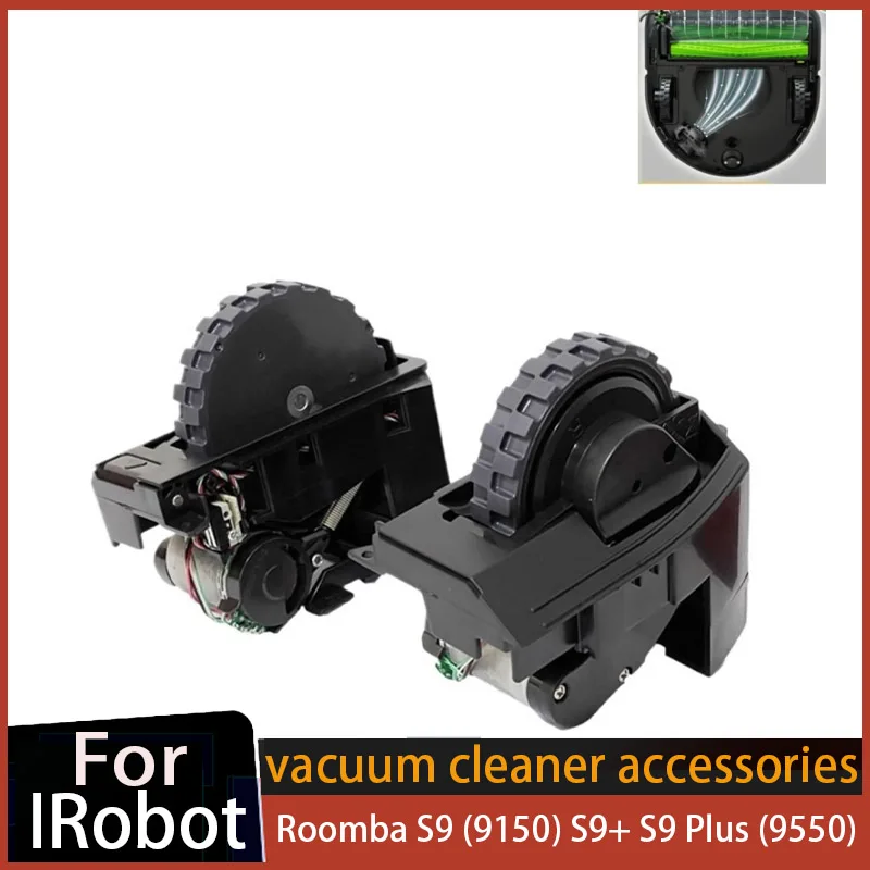 Left&Right Drive Wheel Assembly Module Compatible For Roomba S9 S9+ S9 Plus (9550) Robot Vacuum Cleaner Replacement Parts(L+R)