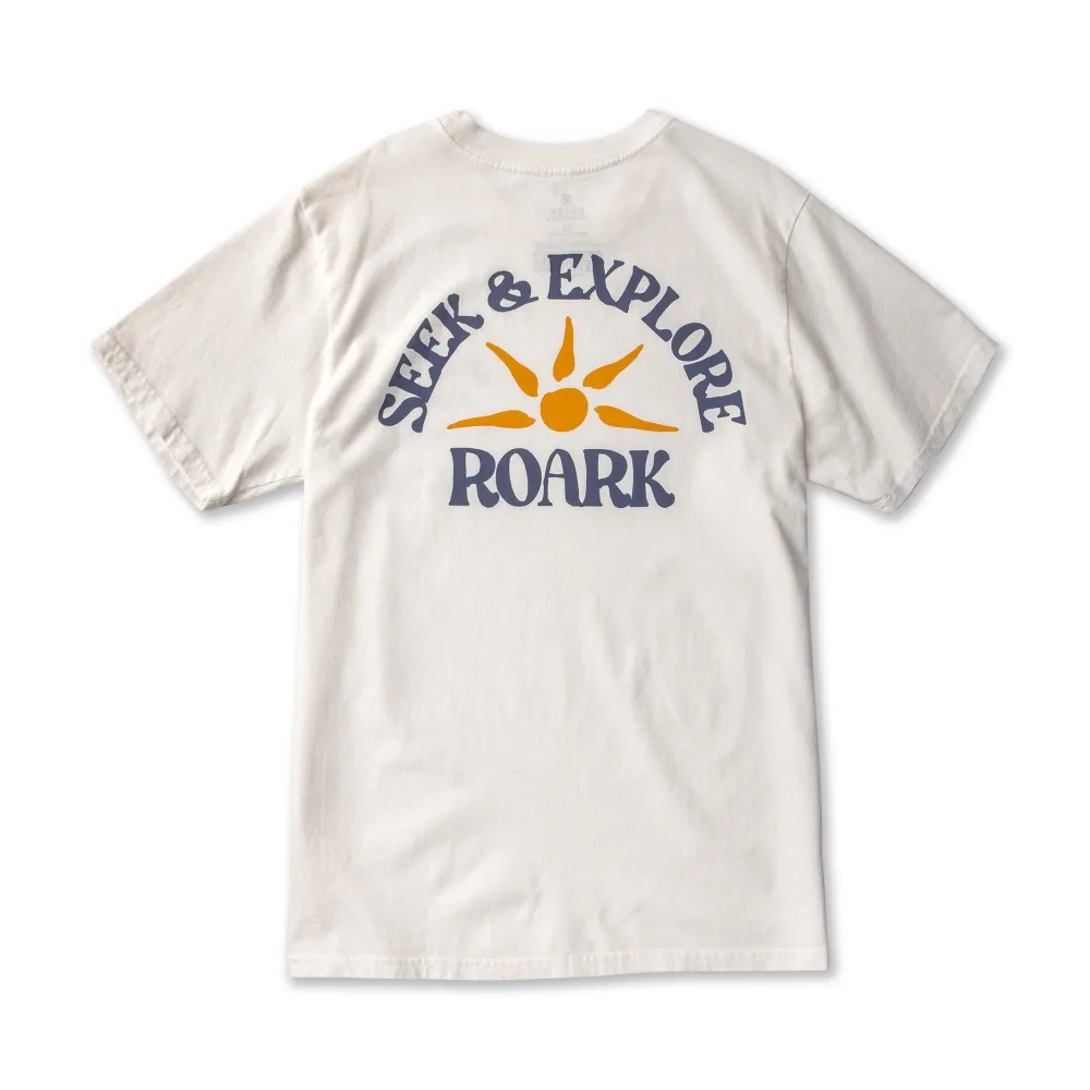 ROARK Seek & Explore Premium Tee Best-seller T-shirt 100% Cotton Tee Casual Sports Breathable Short Sleeve