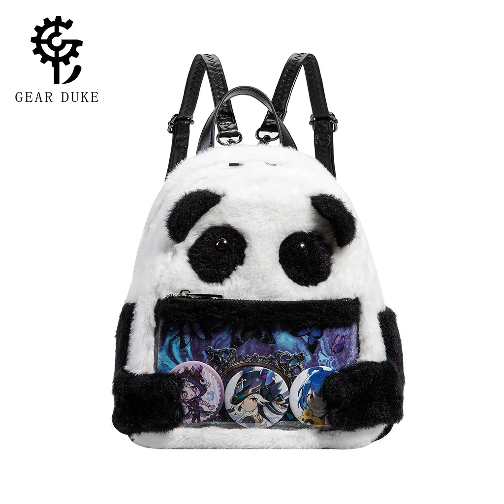 

Hot-Selling Trendy Toy Accessories Storage Bag, Backpack, Plush Ita Bag, Japanese-Style Large-Capacity Badge Display Transparent Backpack