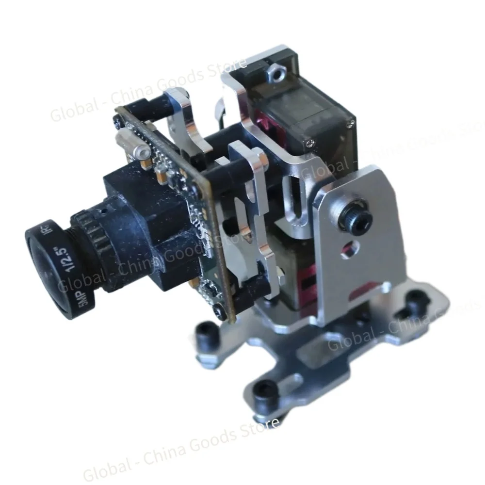 2 Axis Gimbal FPV Gimbal Drone Gimbal with Two Metal Gear Servos for Model Aeroplane Cameras