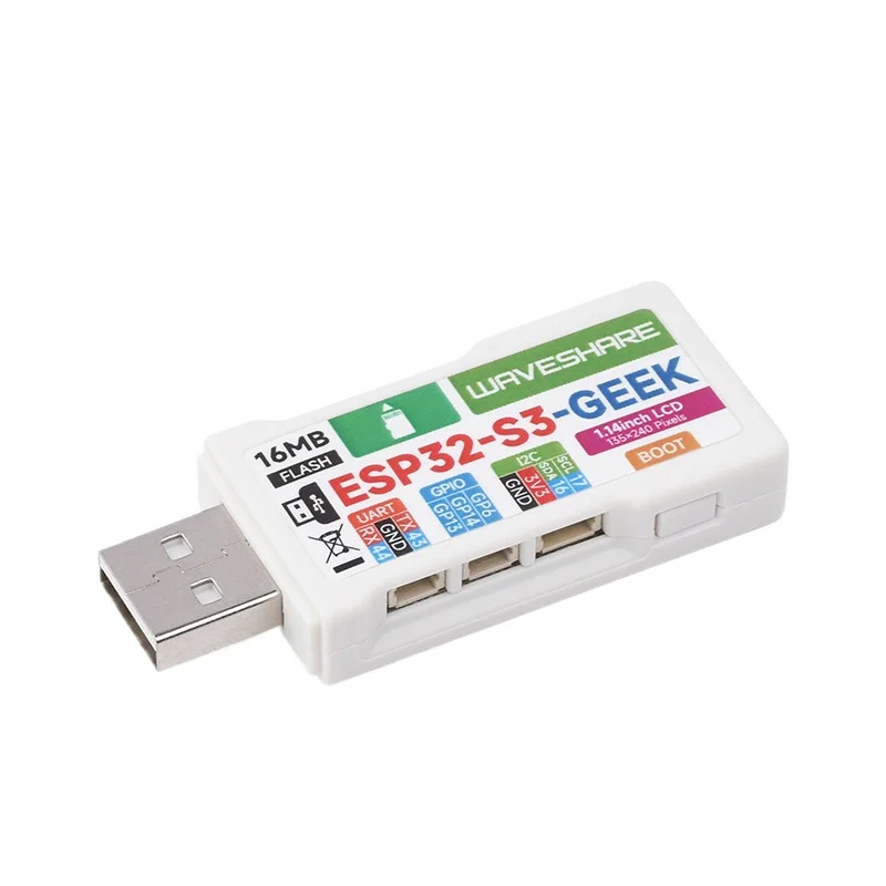 ESP32-S3R2 Geek Development Board USB WiFi Bluetooth 1.14 Inch LCD Display