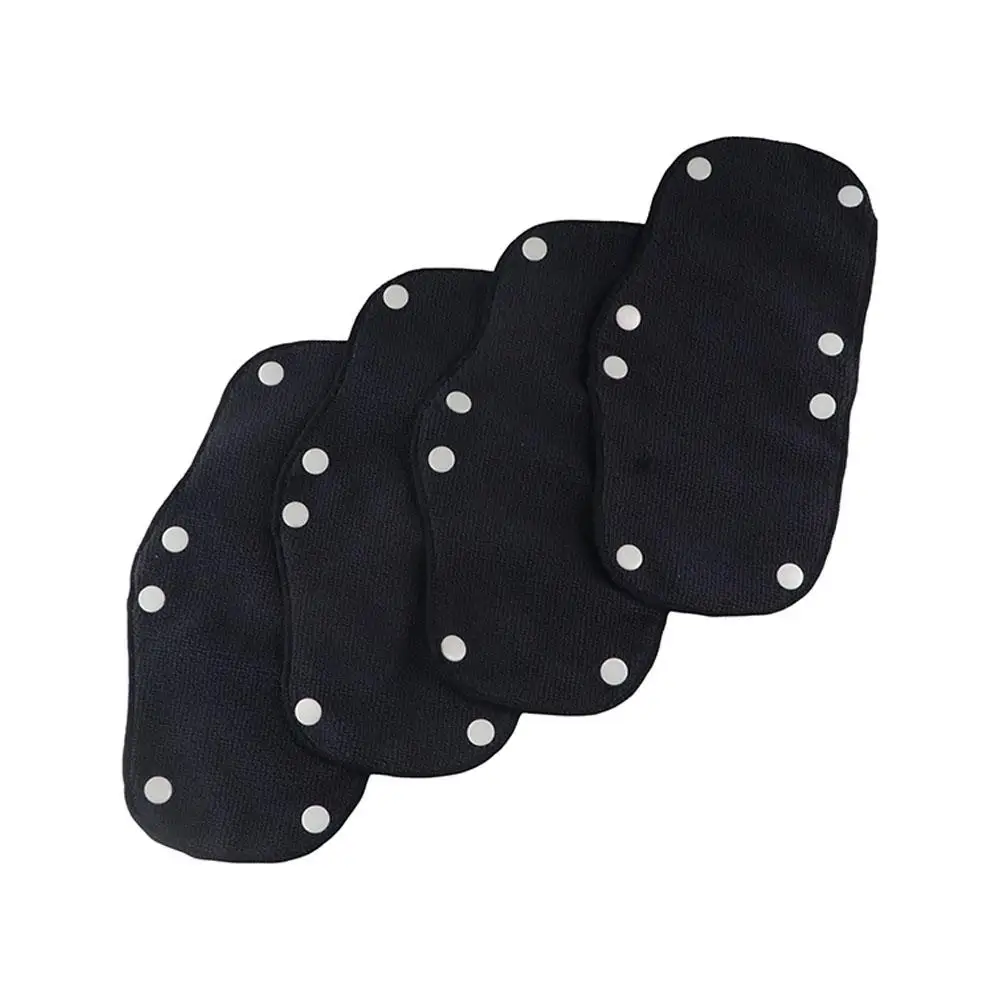 6PCS Snap-On Hard Hat Sweatband Snap Anti-dirty Absorbing Sweat Helmet Sweat Band Skin-friendly Cotton Helmets Sweat Pads