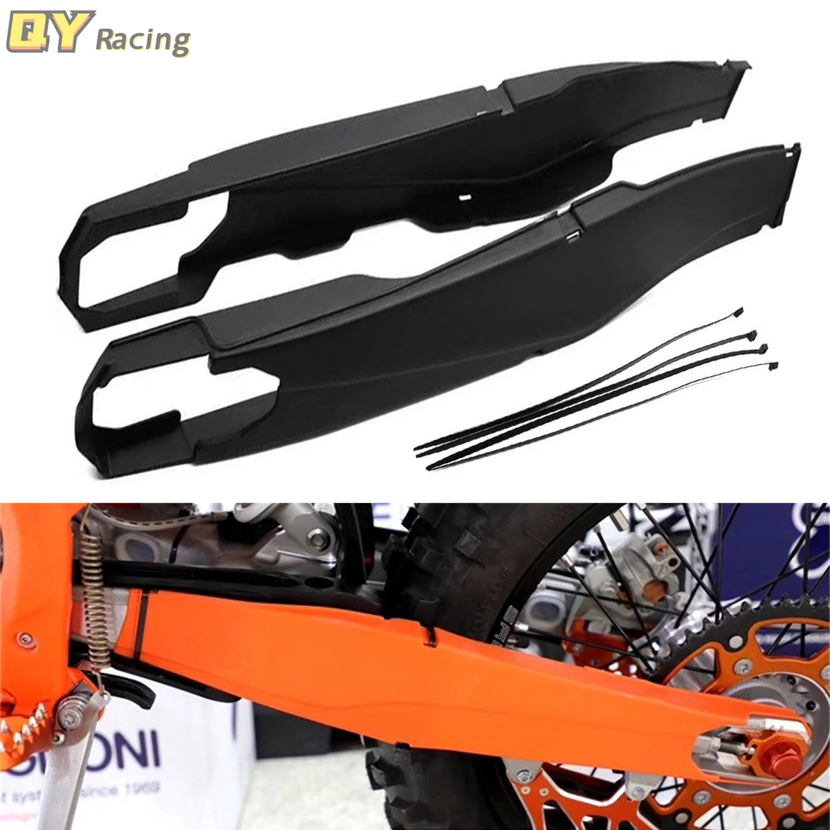 

Motorcycle New 2022 Swingarm Swing Arm Protector For KTM EXC EXCF XCW XCFW TPI Six Days 150 200 250 300 350 450 500 2012-2022