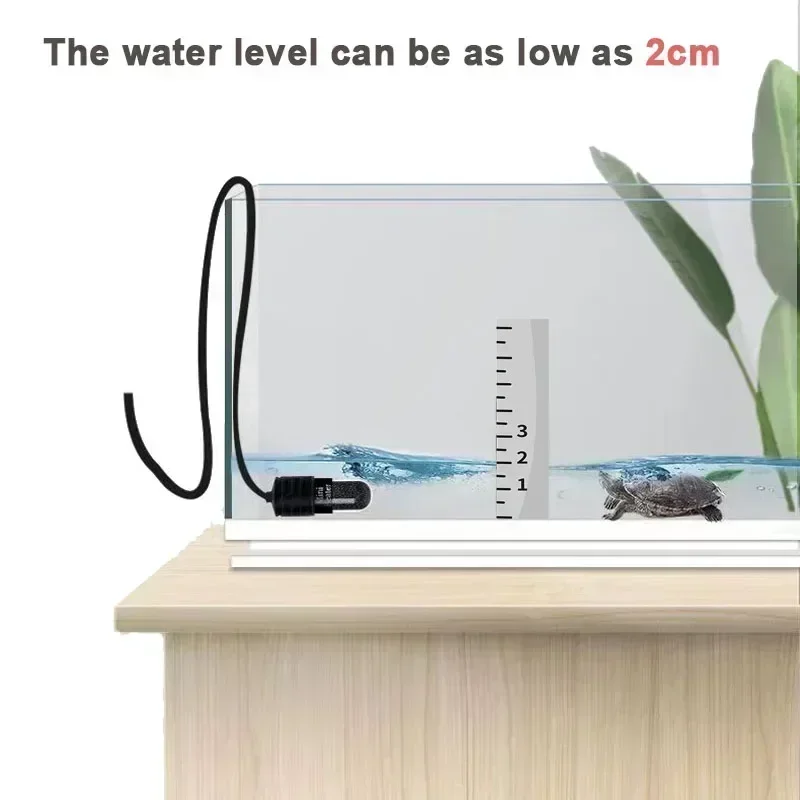 Adjustable 10W Betta Small Aquarium Heater Submersible Fish Tank Heater 5V/2A USB Powered Super Mini Digital Display Thermostat