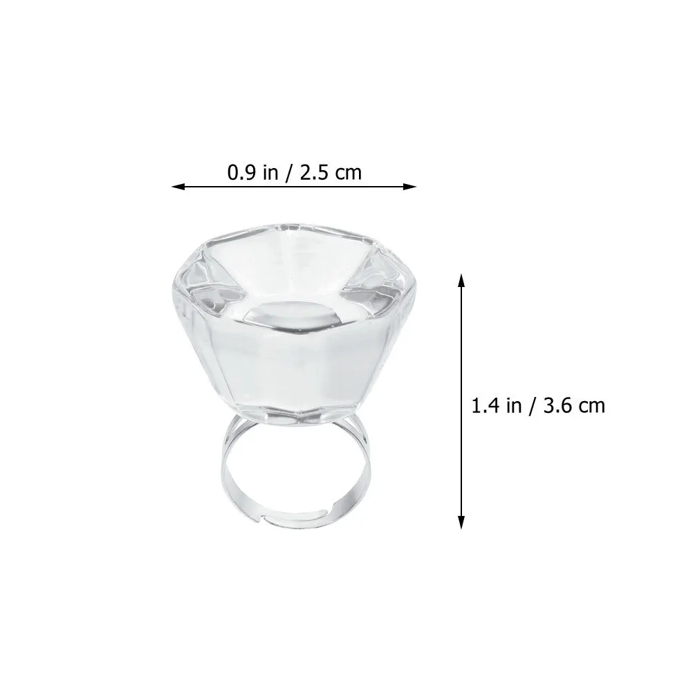 2 Pezzi Porta Colla per Ciglia Design ad Anello in Cristallo Facile da Pulire Strumenti Professionali per Microblading Conservazione Pigmenti per Tatuaggi