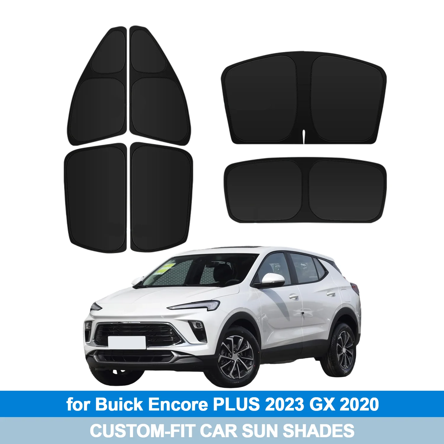 

For Buick Encore PLUS 2023 GX 2020 Windshield Sun Shade Side Window Shades Cover Sun Visor Shield Privacy Protection