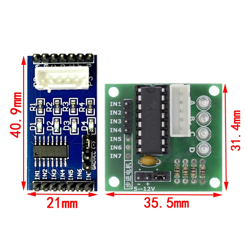 1LOTS 28BYJ-48-5V 4 phase Stepper Motor+ Driver Board ULN2003 for Arduino 1 x Stepper motor +1x ULN2003 Driver board