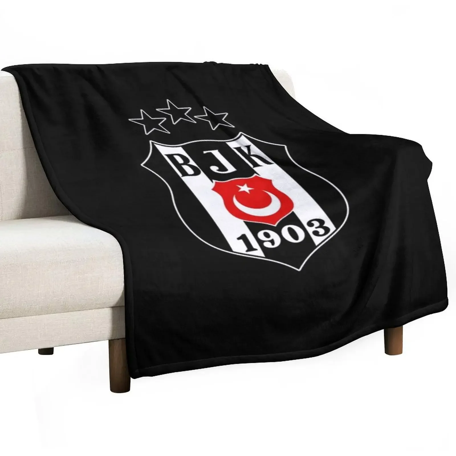 Besiktas Logo Throw Blanket Furrys Soft Big Blankets