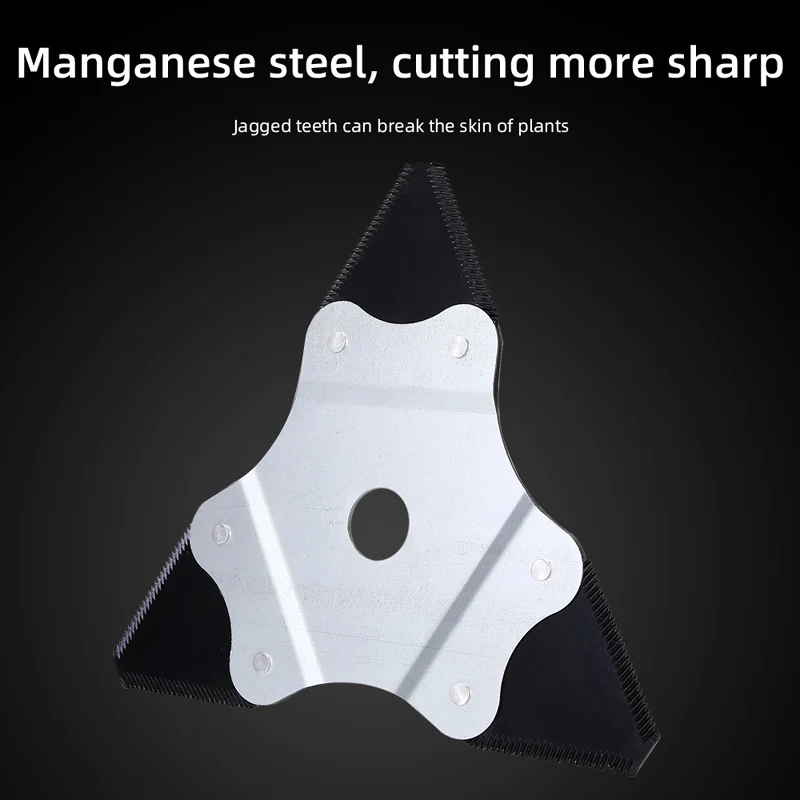 Косилка MICROGUO с треугольным лезвием M1 Дюймовая режущая головка для кошения газонов, болтов и толстых ветвей. Садовый инструмент.