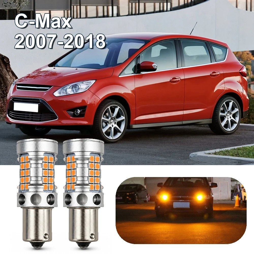 Compatible Ford C-Max C Max 2007-2018 LED Turn Signal Light Lamp 2pcs Accessories Canbus 12V 3030 SMD 2012 2013 2014 2015 2016