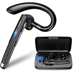 YYK520 Hanging Ear Wireless Bluetooth Headset 5.1 Hands-free ENC Call Noise Reduction Driving Single Ear Business Headphones