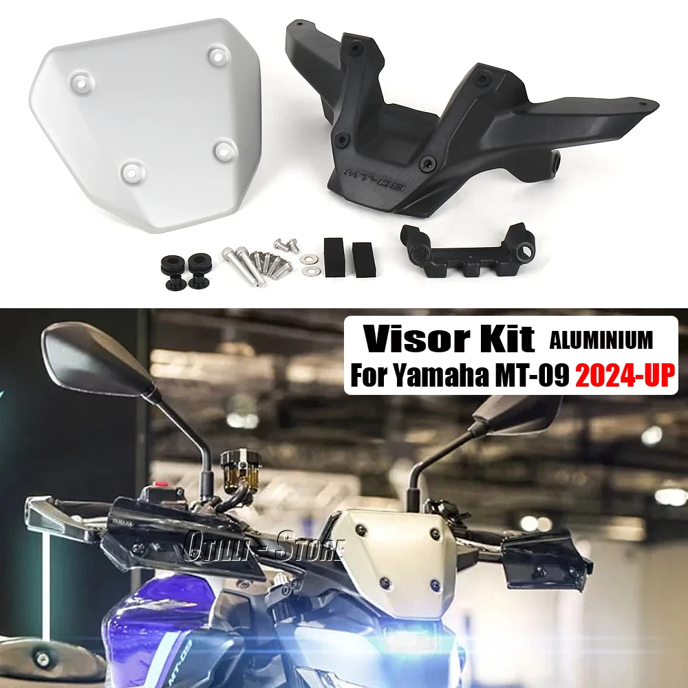 

Motorcycle Accessories Windshield Bracket Kit Wind Deflector Sun Visor New For Yamaha MT-09 mt-09 MT 09 MT09 SP 2024