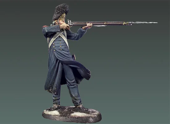 54mm Resin Figure Model Assembly Kit Resin Diy Toy Unpainted Napoleonic War French Guard Grenadier