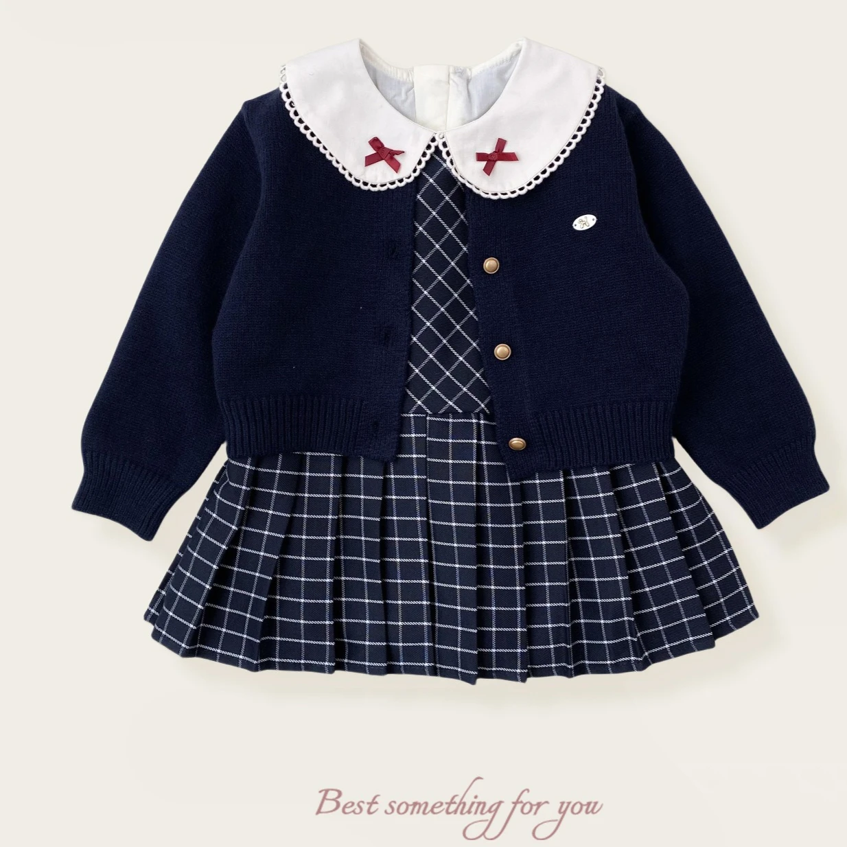 الفتيات الدعاوى منقوشة تنورة فستان الأميرة مجموعة الفتيات الأطفال الخريف موضة جديدة حلوة لطيف لينة مريحة فضفاضة جميلة #3