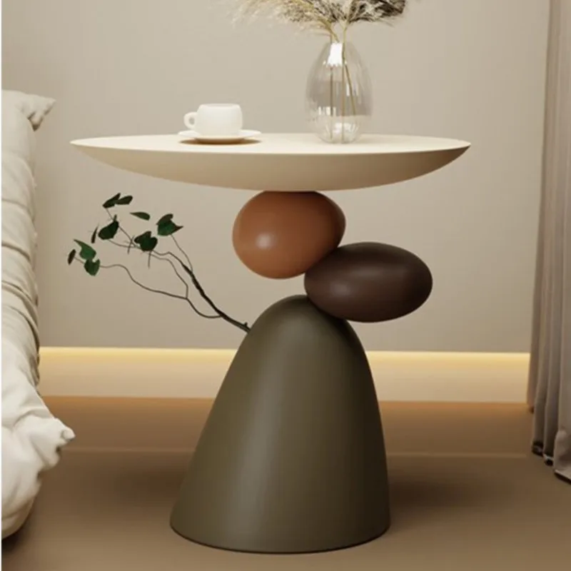 

Casual Style Table Can Be Used As A Living Room Small Unit Cream Style Light Luxury Table High-end Sofa Practical Side Table