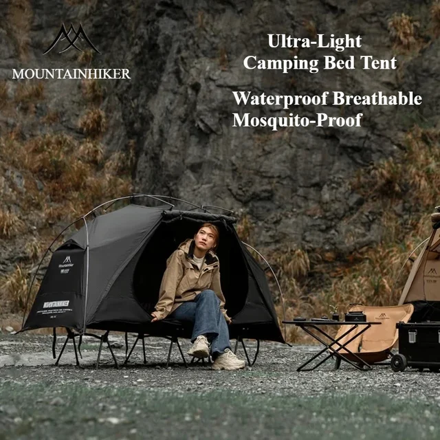 Barraca de Camping Mountainhiker Ultra-Leve com Tenda Interna Independente, Barraca Externa Impermeável e Respirável à Prova de Mosquitos