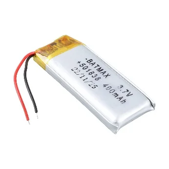 Buy More Will Cheap 3.7V 501838 Capacity Lithium Battery 400mAh Durable with Protective Board Charging Capacity