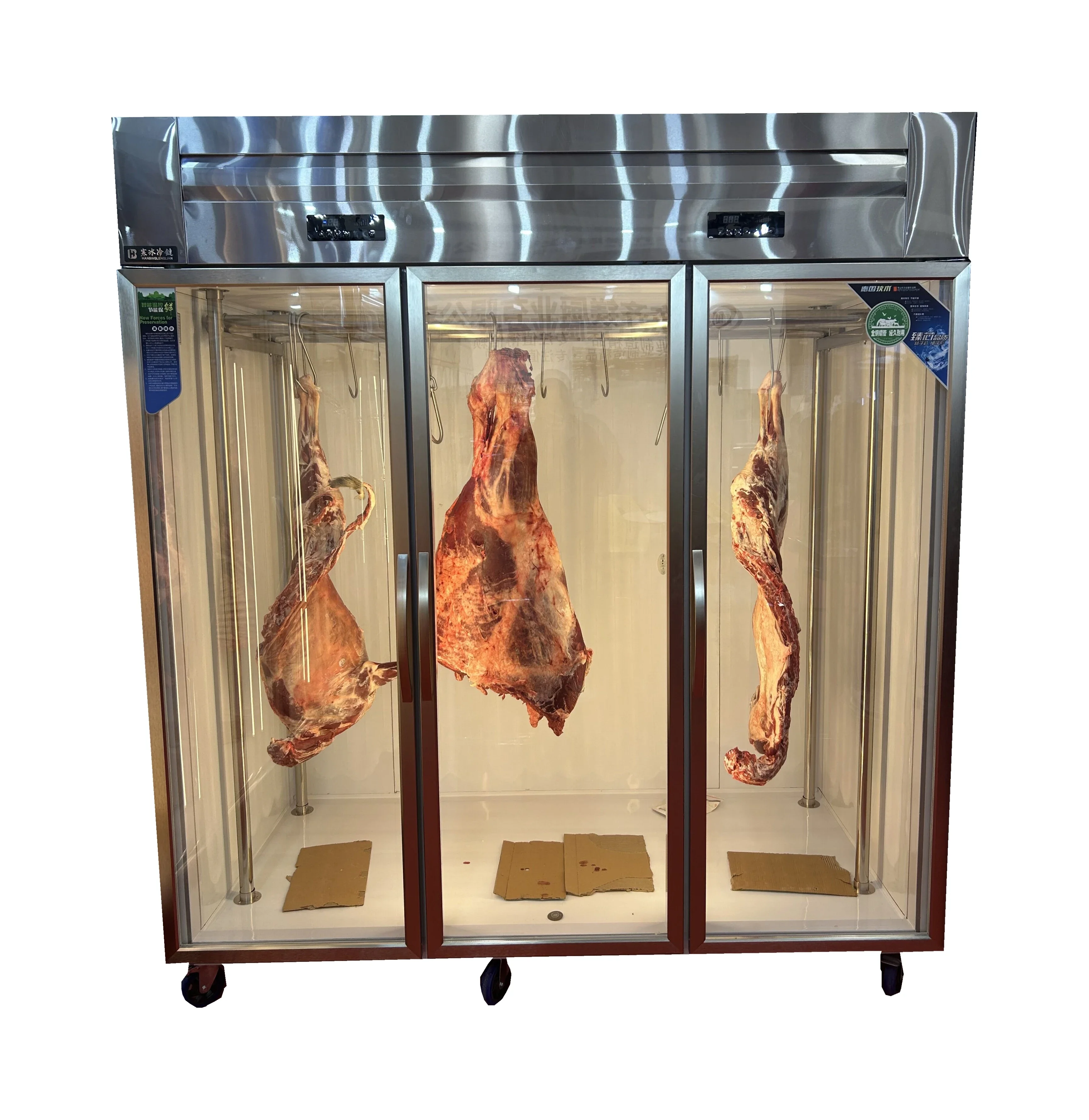 Gabinete colgante de carne Gabinete de carne fresco refrigerado comercial 180*70*200cm