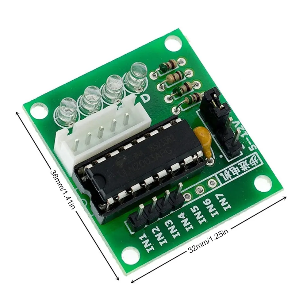 5V 4-Phase Driver Controller Board Multi-Channel Output 28BYJ-48 ULN2003 Stepper Motor Development Board Electronic Components