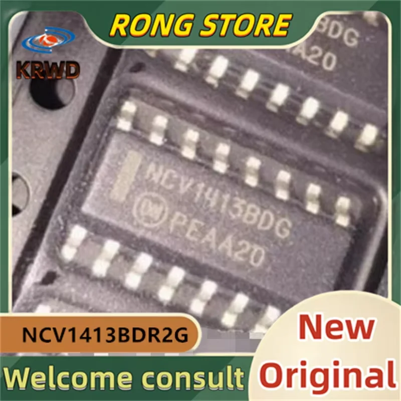 10PCS NCV1413BDG New and Original Chip IC NCV1413BDR2G NCV1413 SOP16 Darlington Transistor Array Drive IC