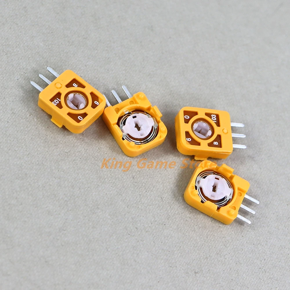 Botón Microinterruptor analógico 3D naranja para controlador XBOX360, potenciómetro, resistencias de eje, 2 uds.