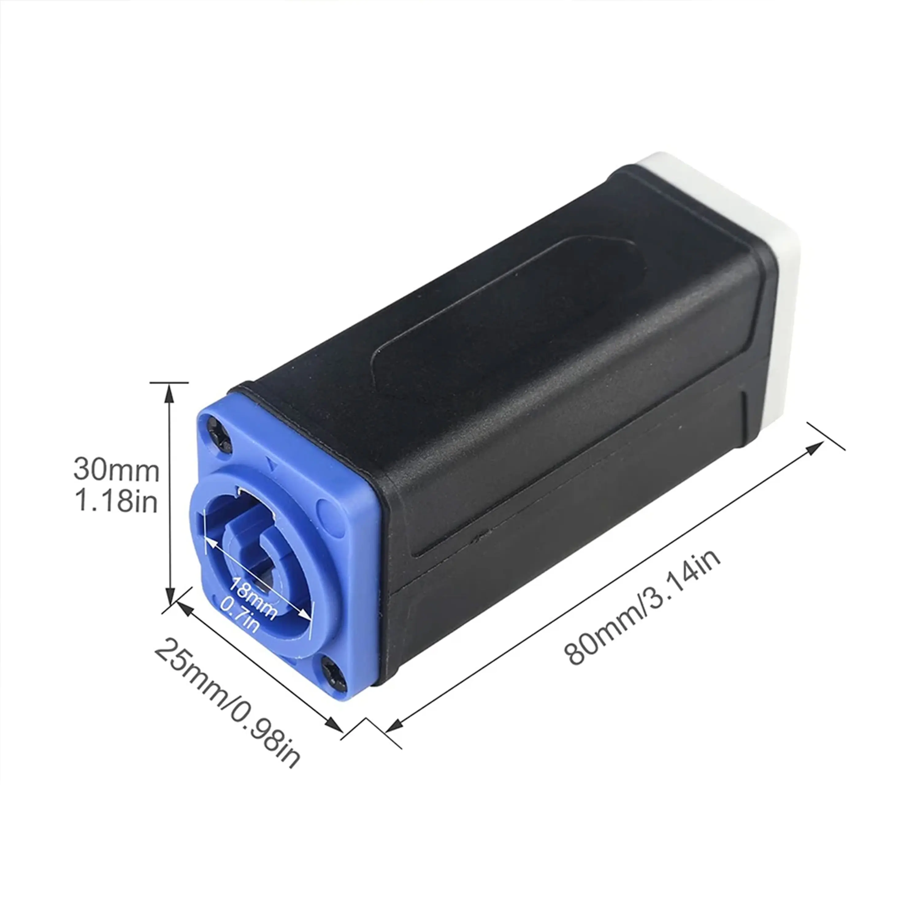 5/10PCS Powercon NAC3MPA NAC3FP Compatible Locking AC Coupler, Male Female Blue White Extension Connector for Pro Audio Speaker