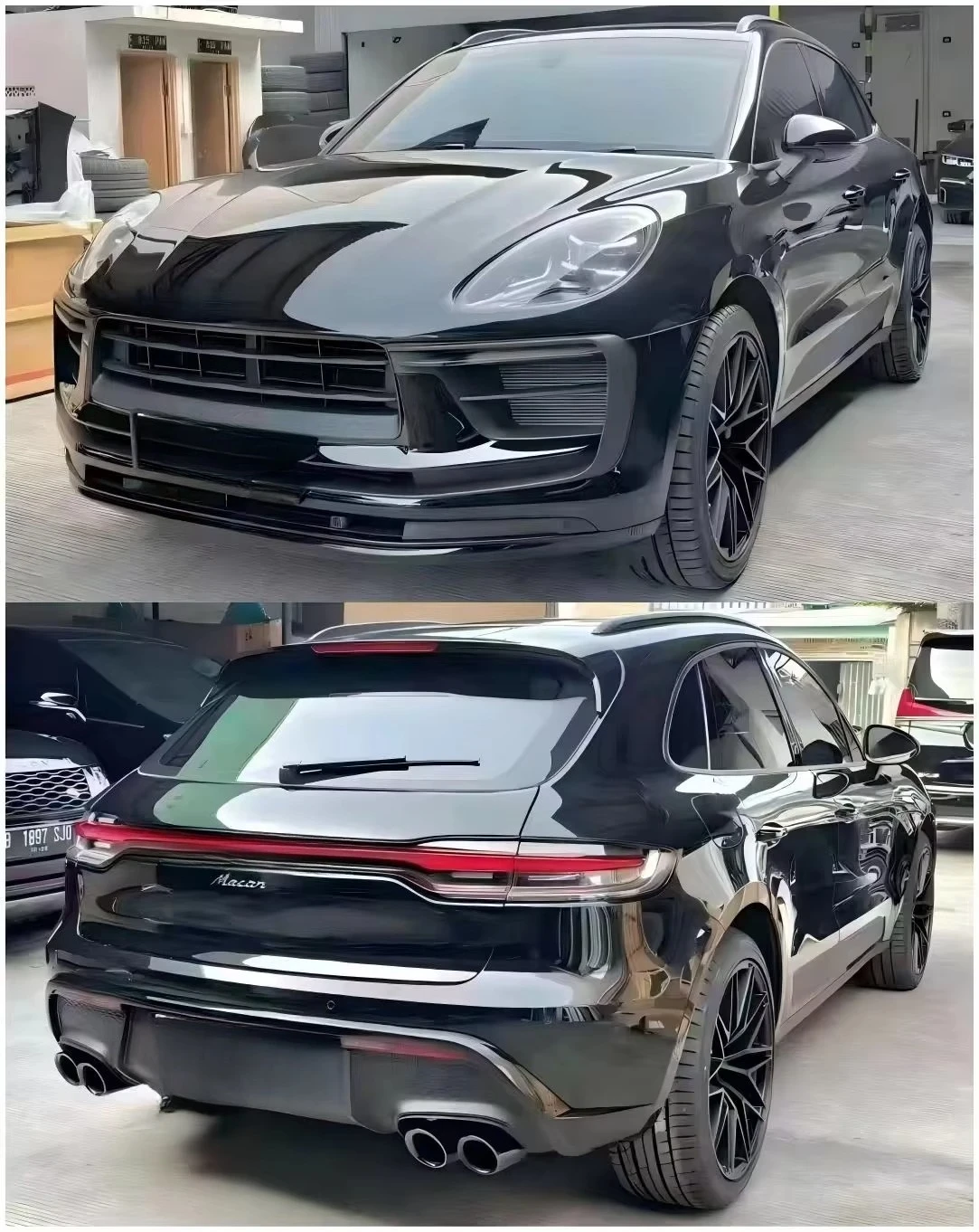 STLF Upgrade 2023 Version MACAN Front Rear Body Kit Suitable Models 2014-2021 Lossless Easy Installation 1-Year Warranty