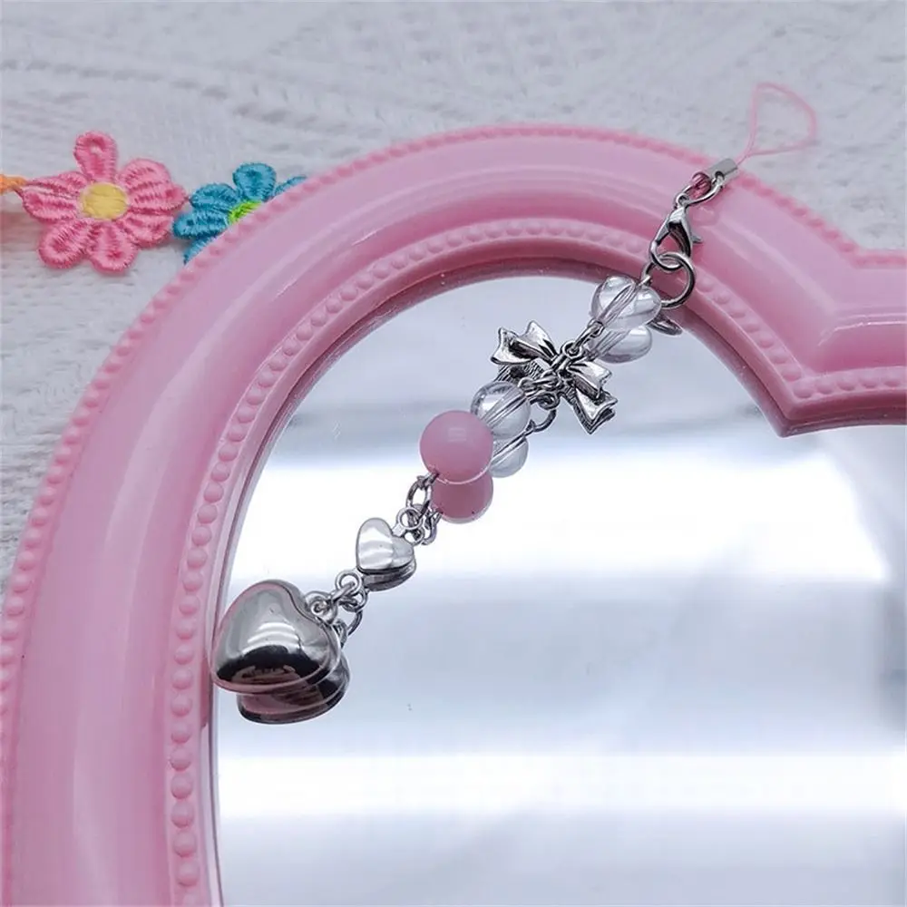 

Handmade Cute Bag Charms Sweet Love Beaded Chain Hanging Chain Cellphone Strap Phone Pendant Mobile Lanyard Mobile Phone Strap