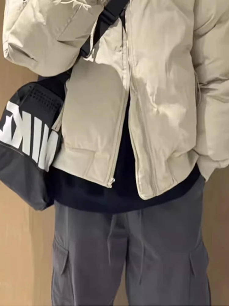 

American Sle Cleanfit Baseball Jaet Men's Cotton Outerwear ort Flight Bomber Coat Winter Warm Long Sve Zipper Closure