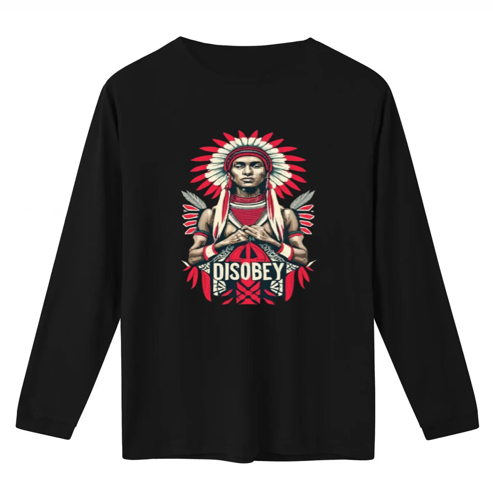Disobey Indigenous people's day T-Shirt Summer Casual Cotton Tee Oversized Streetwear Tops Vintage Graphic Print