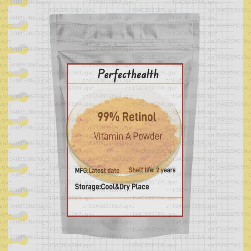 Factory direct sales of 99% high-purity retinol powder CAS 68-26-8,VA 325000 IU/g customized label packaging lowest price