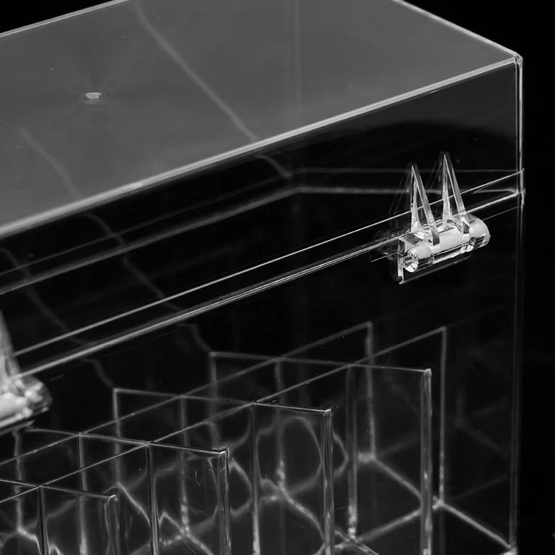 

1pc Dental Ligature Tie Holder Transparent Place Storage Box Organizer Placing Ligature Chain Holder 18Grid Makeup Box