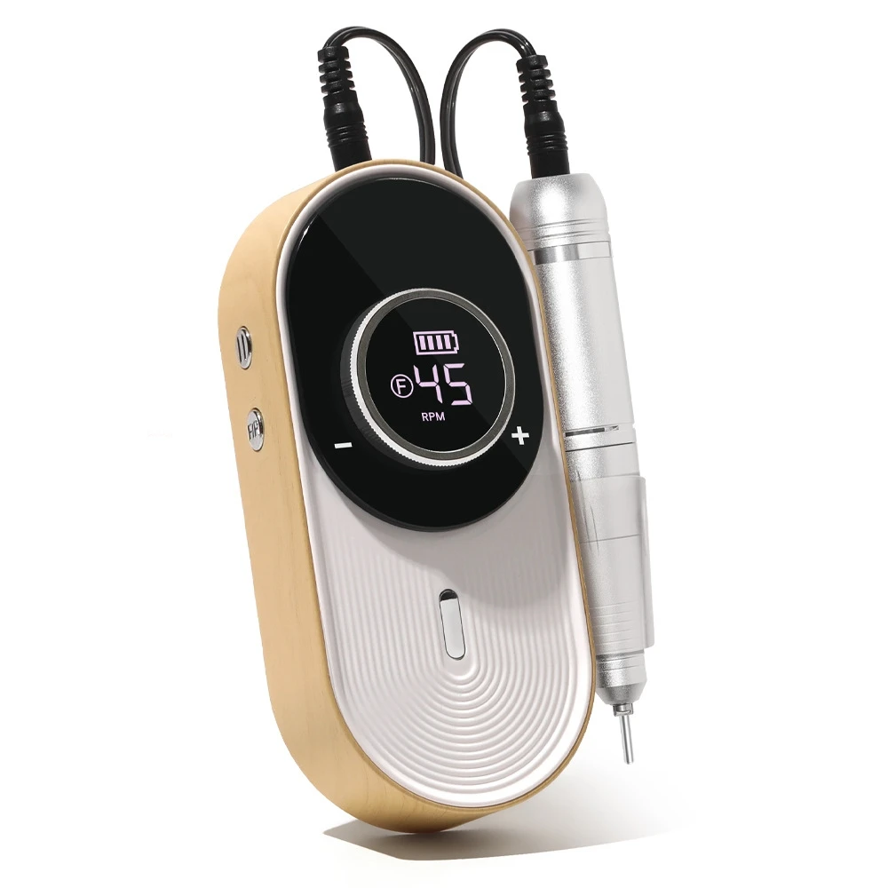 Lime à ongles électrique sans fil, 45000 tr/min, Rechargeable, perceuse à ongles, ensemble de manucure professionnel pour usage domestique et Salon